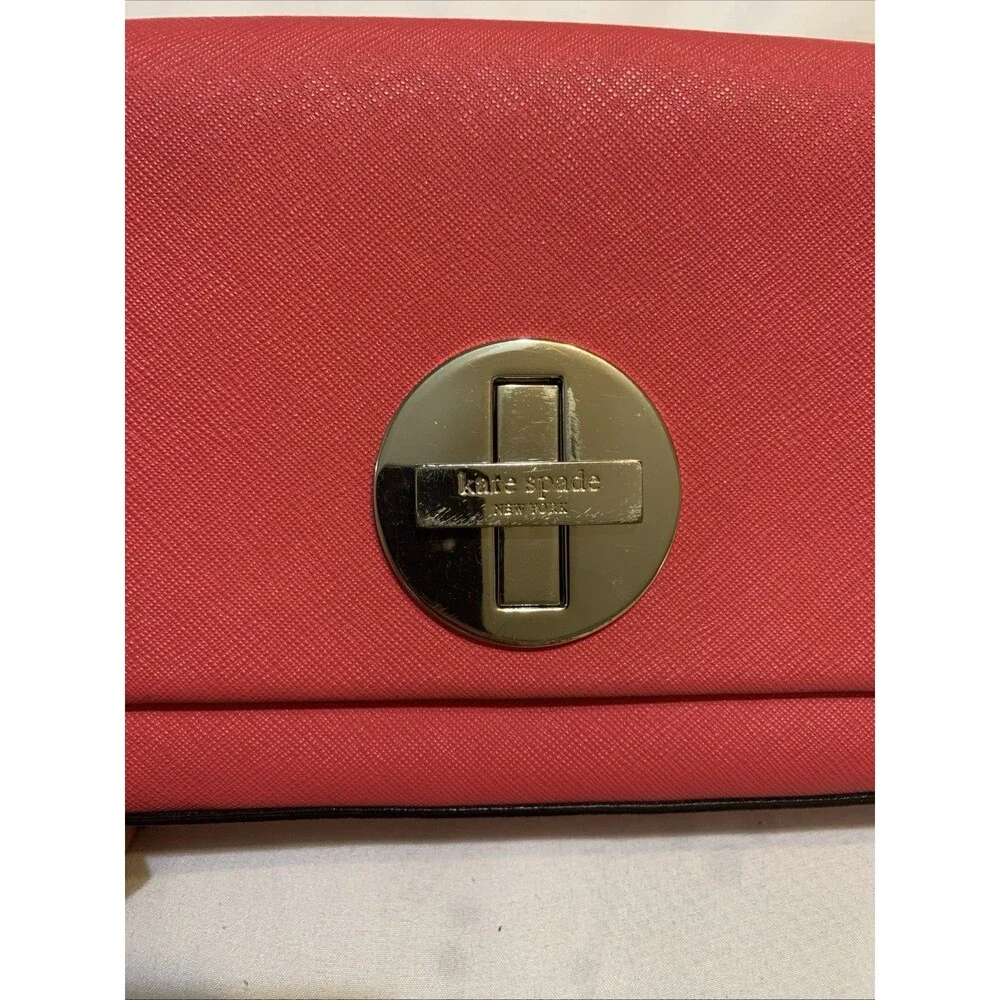 Kate Spade SALLY Newbury Lane Pillbox Red Crossbody LeatherBag WKRU2256